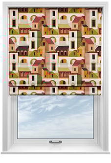 Santiago, Rumba - Motorised Roman Blind
